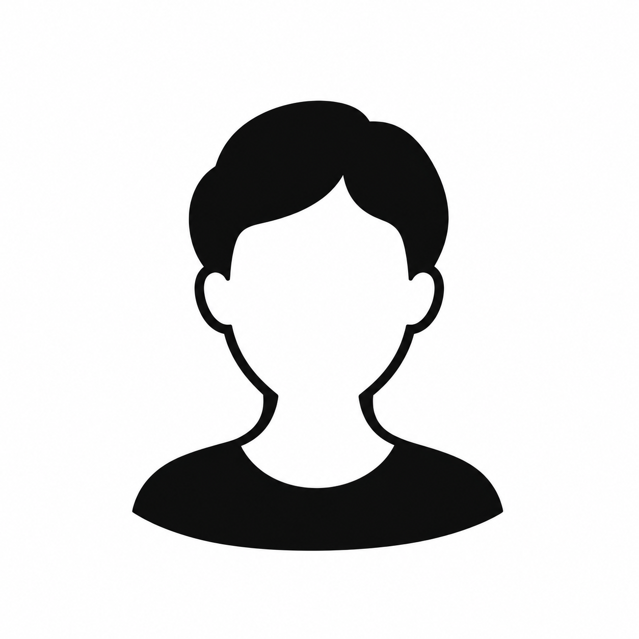 Avatar Minimaliste Noir Et Blanc 1